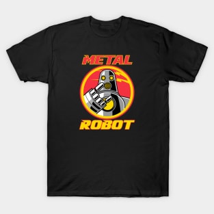 Metal Robot Logo T-Shirt